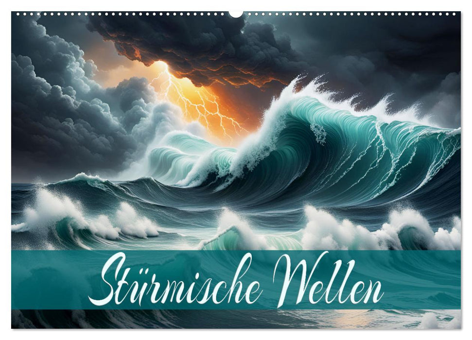 Stürmische Wellen (CALVENDO Wandkalender 2027)