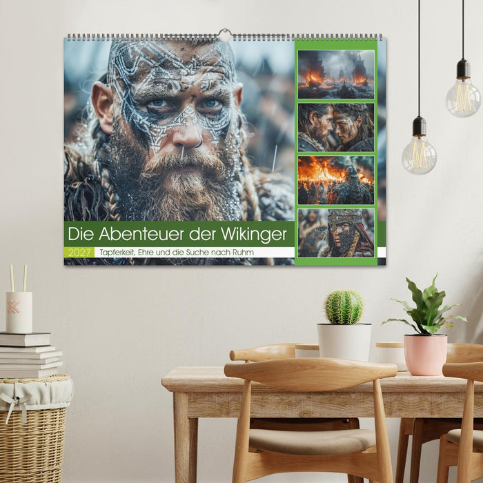 Die Abenteuer der Wikinger (CALVENDO Wandkalender 2027)