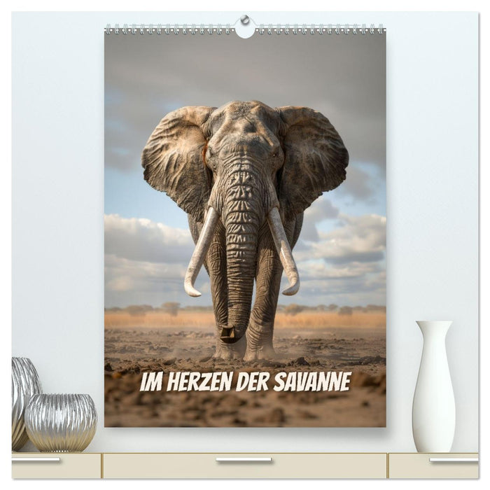 Im Herzen der Savanne (CALVENDO Premium Wandkalender 2027)