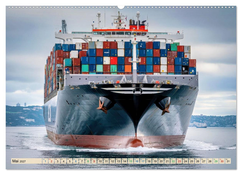 Containerriesen (CALVENDO Premium Wandkalender 2027)