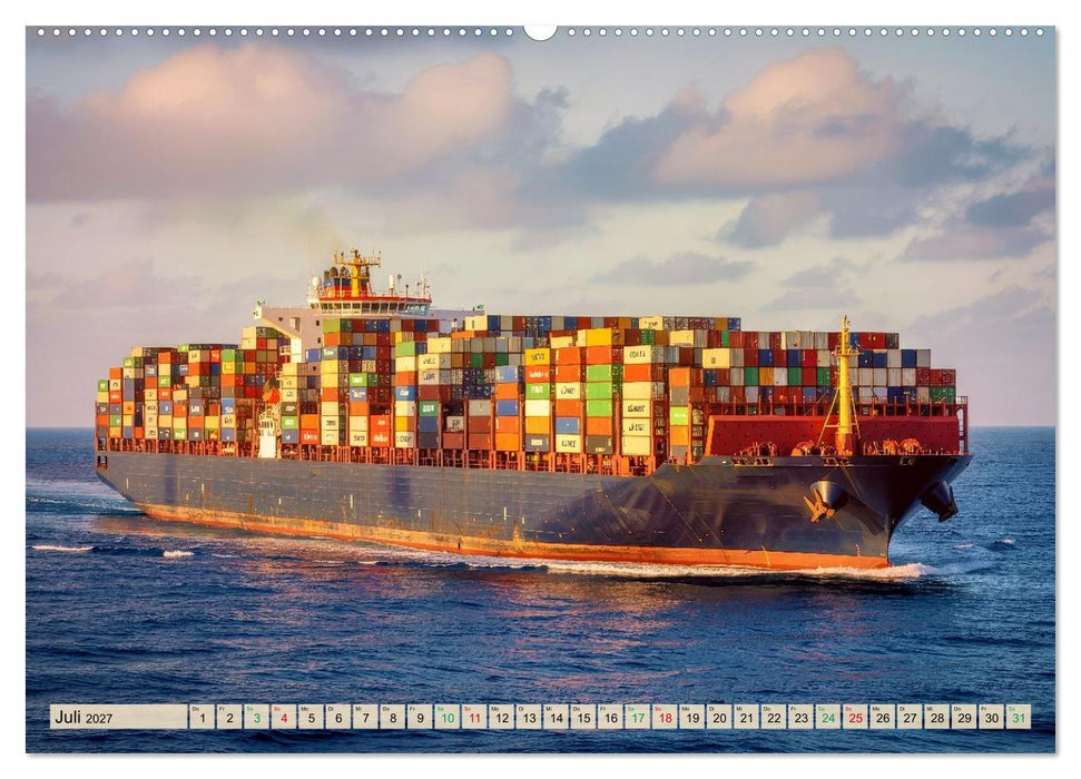 Containerriesen (CALVENDO Premium Wandkalender 2027)