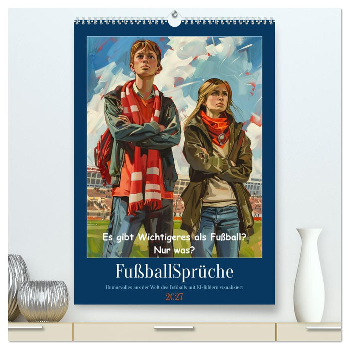 Fußballsprüche (CALVENDO Premium Wandkalender 2027)