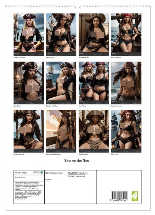 Sirenen der See (CALVENDO Premium Wandkalender 2027)