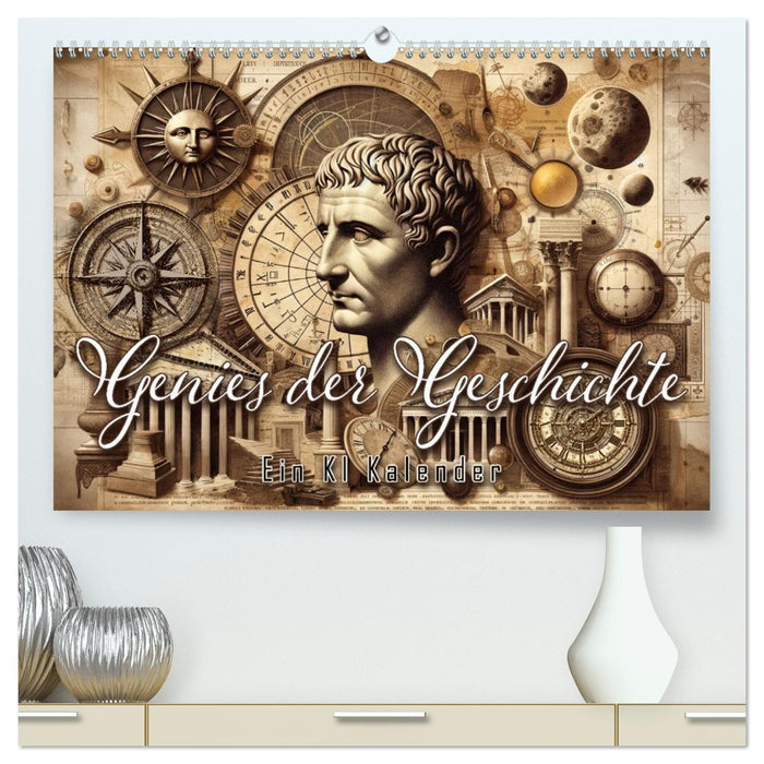Genies der Geschichte - Ein KI Kalender (CALVENDO Premium Wandkalender 2027)