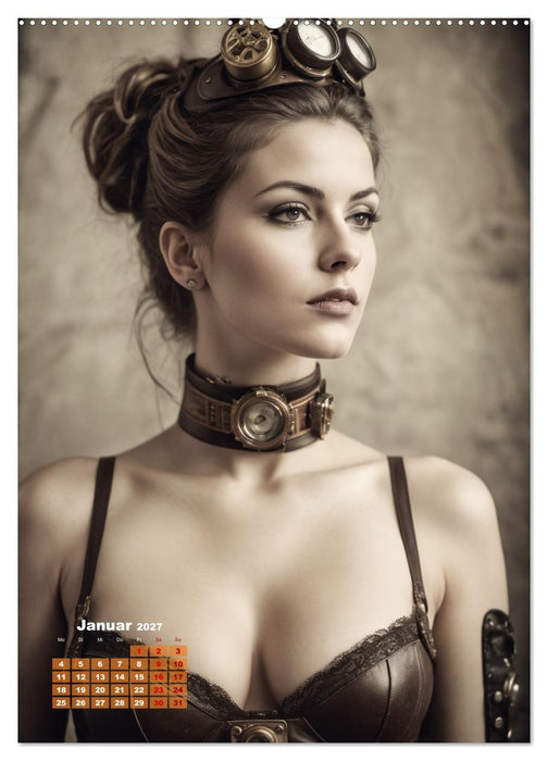 Steampunk erotisch (CALVENDO Premium Wandkalender 2027)