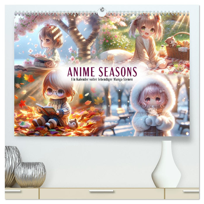 Anime Seasons: Ein Kalender voller lebendiger Manga-Szenen (CALVENDO Premium Wandkalender 2027)