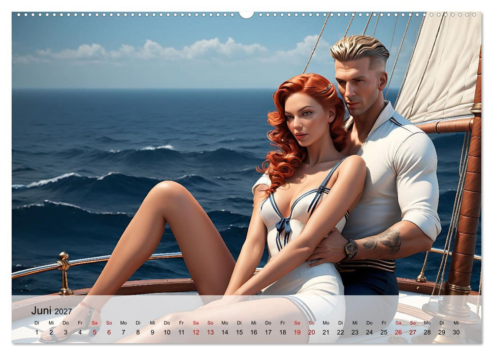 Maritime Leidenschaft - Sonne, Meer und heiße Flirts (CALVENDO Premium Wandkalender 2027)