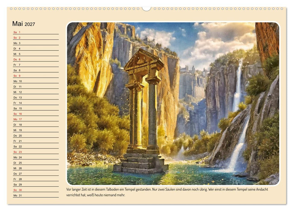 Orte einer Märchenwelt (CALVENDO Wandkalender 2027)