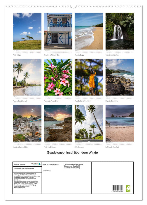 Guadeloupe, Insel über dem Winde (CALVENDO Wandkalender 2027)