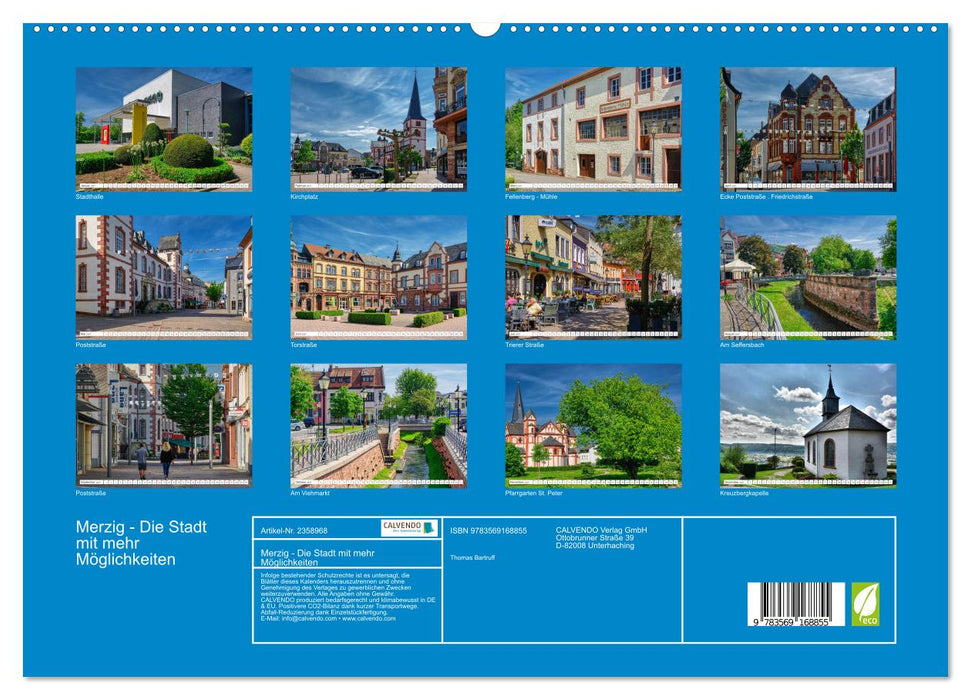 Merzig - Die Stadt mit mehr Möglichkeiten (CALVENDO Premium Wandkalender 2027)