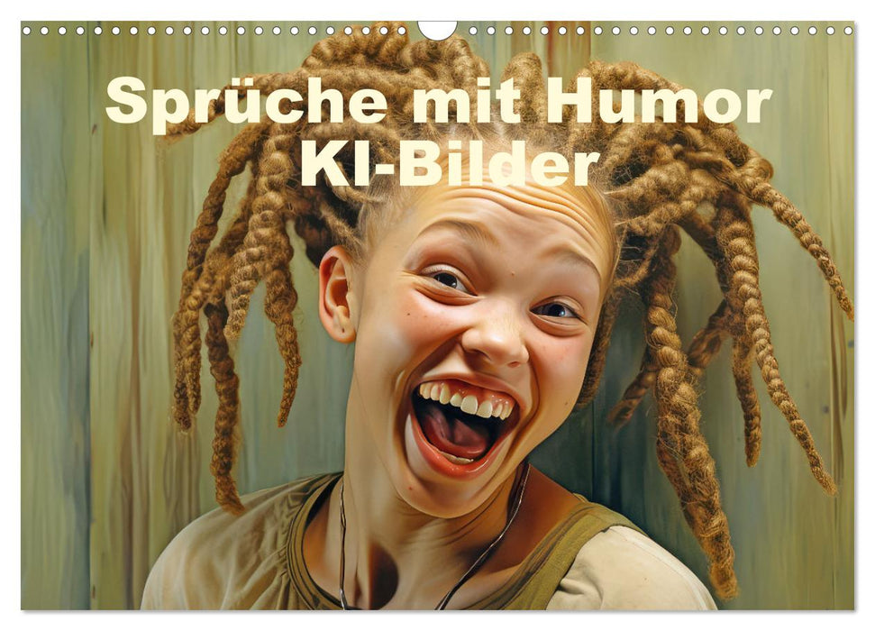 Sprüche mit Humor - KI-Bilder (CALVENDO Wandkalender 2027)