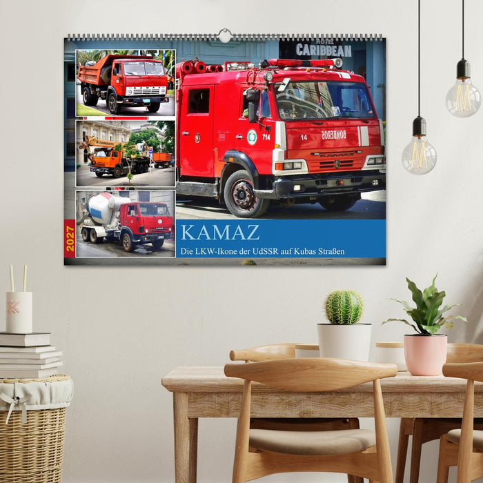 KAMAZ - Die LKW-Ikone der UdSSR auf Kubas Straßen (CALVENDO Wandkalender 2027)