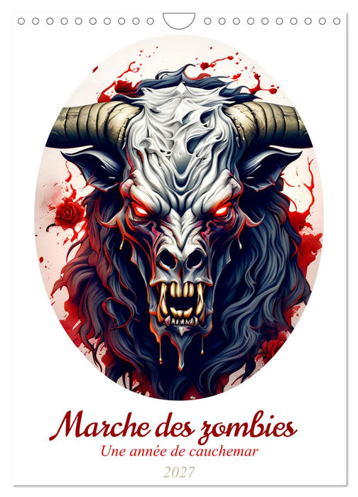 Marche des zombies (CALVENDO Calendrier mensuel 2027)