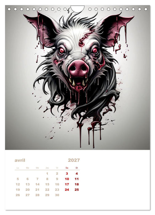 Marche des zombies (CALVENDO Calendrier mensuel 2027)