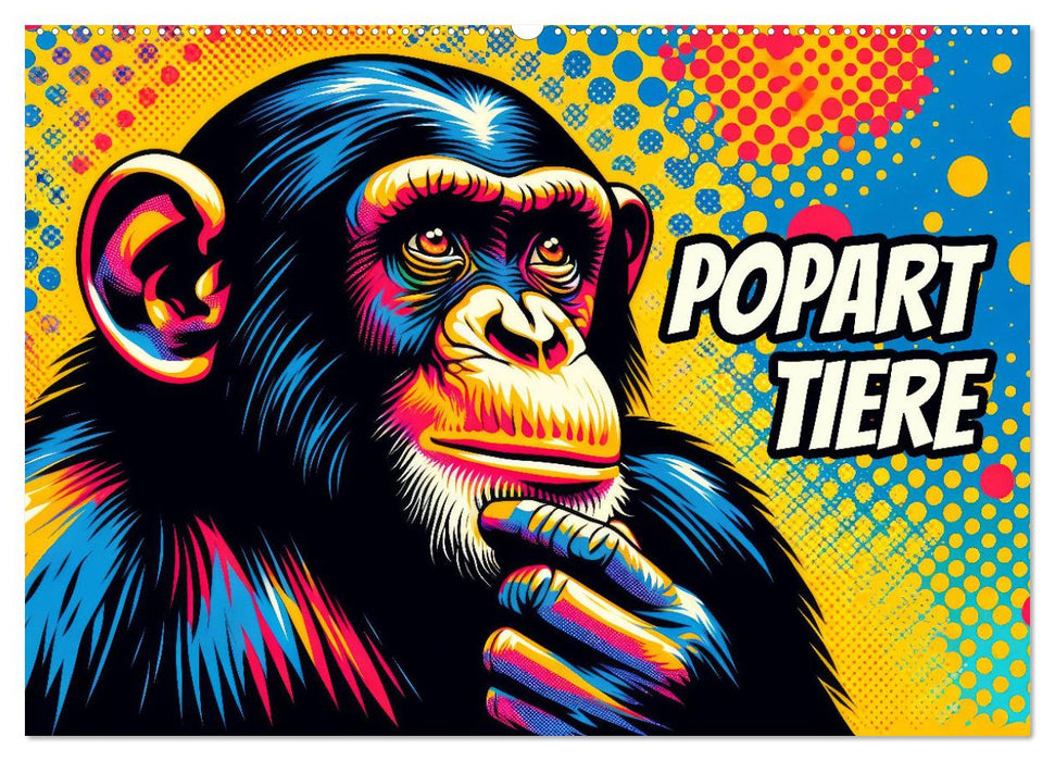 Popart-Tiere (CALVENDO Wandkalender 2027)