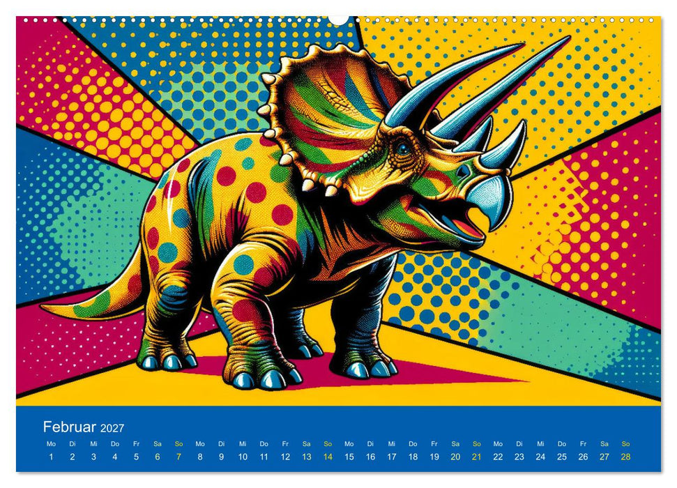 Popart-Tiere (CALVENDO Wandkalender 2027)