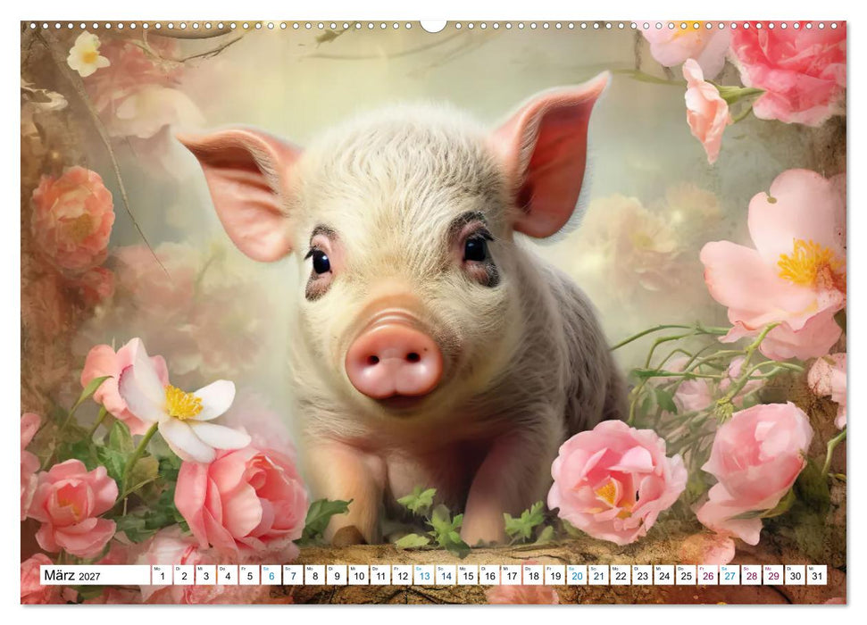 Tierisch süß! (CALVENDO Wandkalender 2027)
