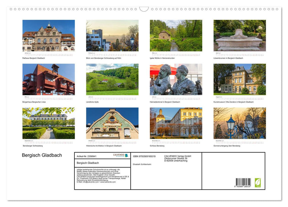 Bergisch Gladbach (CALVENDO Wandkalender 2027)