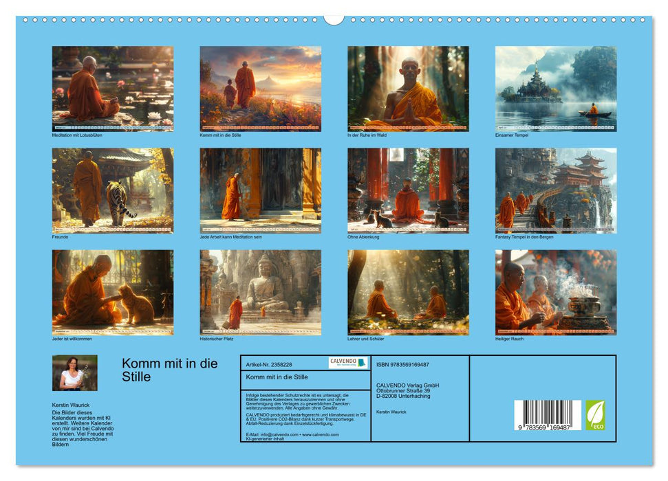 Komm mit in die Stille (CALVENDO Premium Wandkalender 2027)