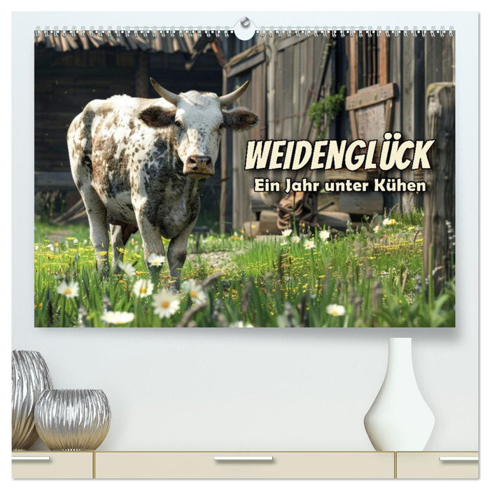 Weidenglück: Ein Jahr unter Kühen (CALVENDO Premium Wandkalender 2027)