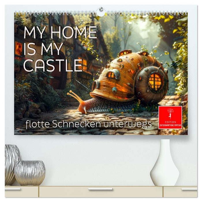 My home is my castle - flotte Schnecken unterwegs (CALVENDO Premium Wandkalender 2027)