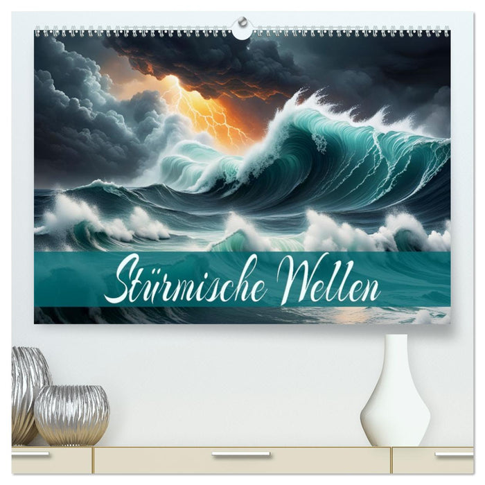 Stürmische Wellen (CALVENDO Premium Wandkalender 2027)