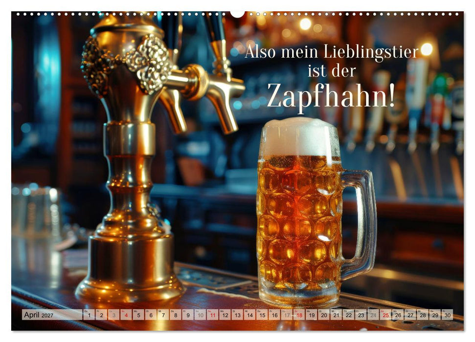 Ich brauch mehr Vitamin Bier (CALVENDO Wandkalender 2027)