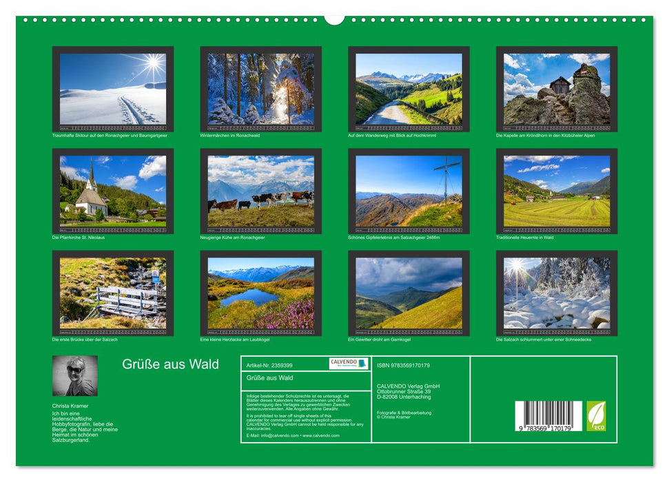 Grüße aus Wald (CALVENDO Premium Wandkalender 2027)