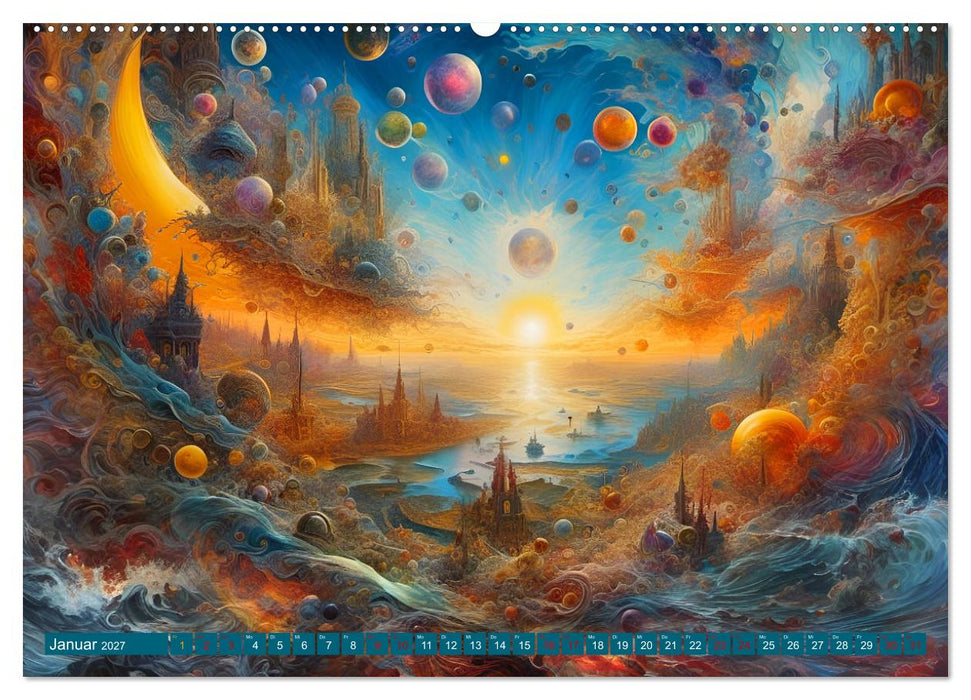 Zukunftsvisionen Wenn die Sonne zum Feind wird (CALVENDO Premium Wandkalender 2027)