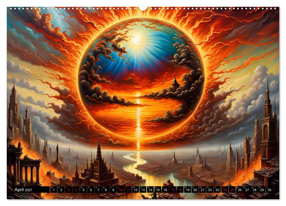 Zukunftsvisionen Wenn die Sonne zum Feind wird (CALVENDO Premium Wandkalender 2027)