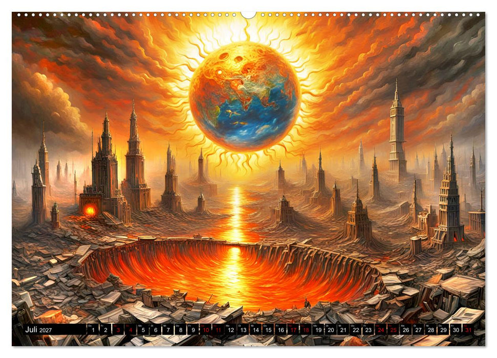 Zukunftsvisionen Wenn die Sonne zum Feind wird (CALVENDO Premium Wandkalender 2027)
