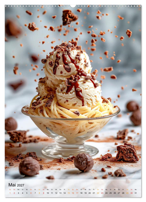 Eis - Raffinessen für Gourmets (CALVENDO Wandkalender 2027)