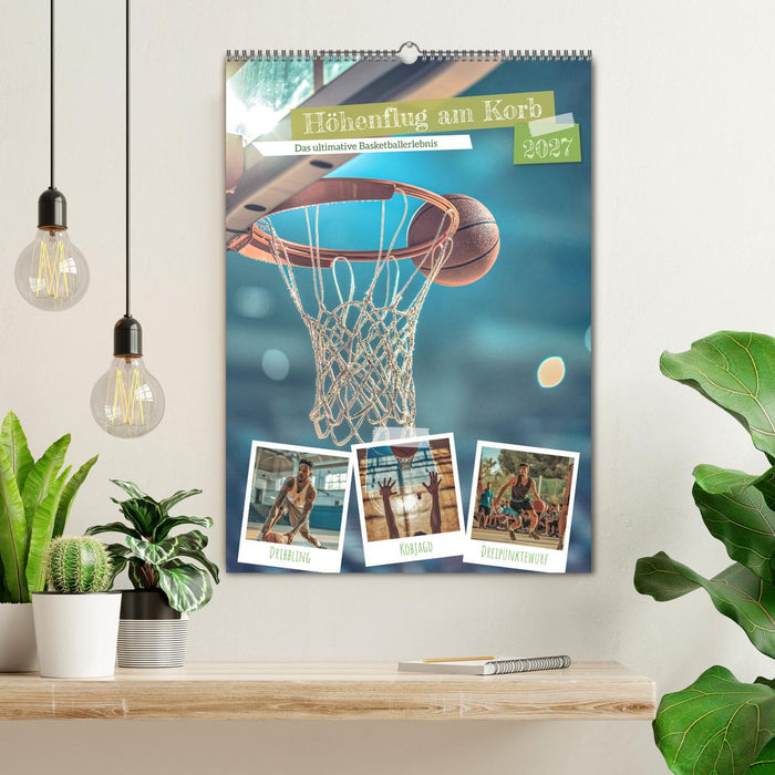 Höhenflug am Korb (CALVENDO Wandkalender 2027)