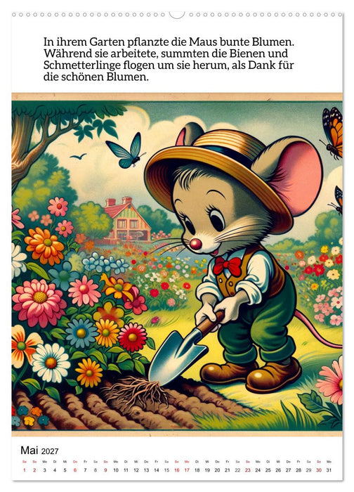 Die Maus - Mit Zwölf munteren Mäusemomenten durchs Jahr (CALVENDO Wandkalender 2027)