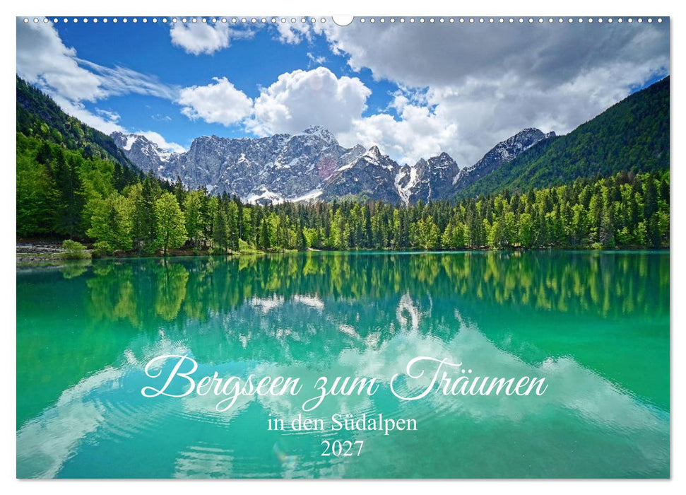 Bergseen zum Träumen (CALVENDO Wandkalender 2027)