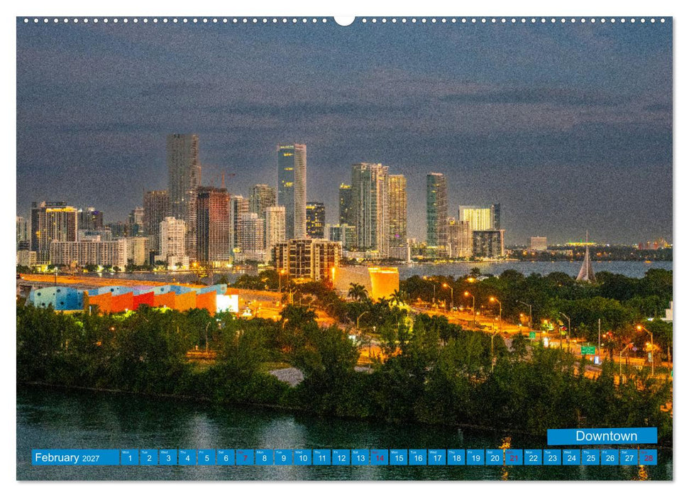 Colorful Miami (CALVENDO Monthly Calendar 2027)