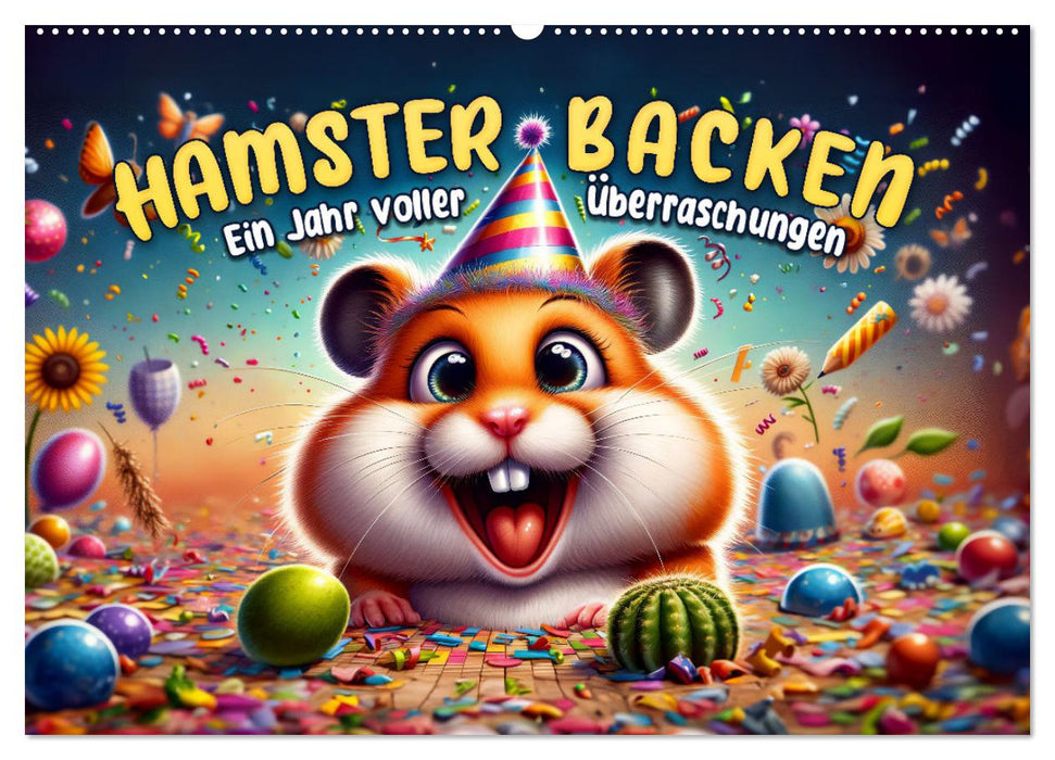 Hamsterbacken: Ein Jahr voller Überraschungen (CALVENDO Wandkalender 2027)
