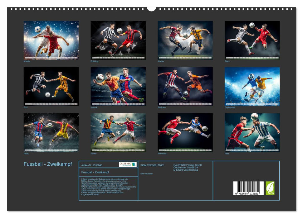 Fussball - Zweikampf (CALVENDO Premium Wandkalender 2027)