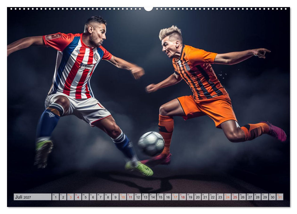 Fussball - Zweikampf (CALVENDO Premium Wandkalender 2027)