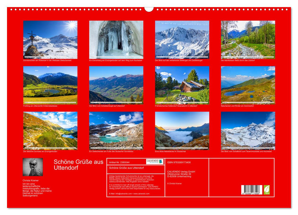 Schöne Grüße aus Uttendorf (CALVENDO Wandkalender 2027)