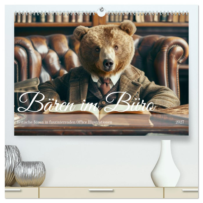 Bären im Büro (CALVENDO Premium Wandkalender 2027)