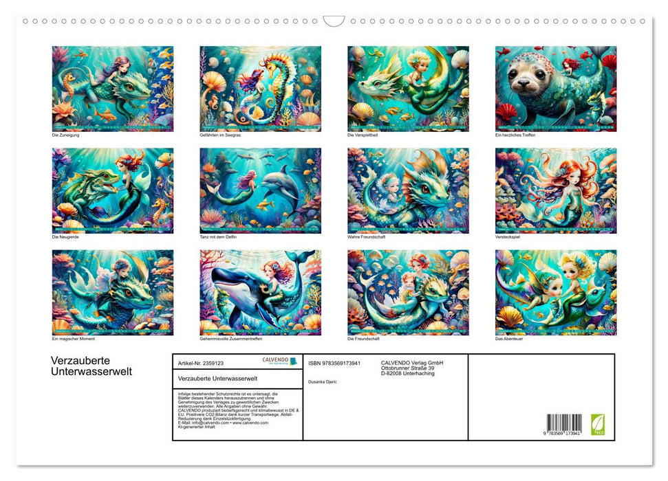 Verzauberte Unterwasserwelt (CALVENDO Wandkalender 2027)