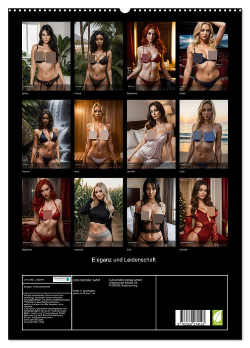 Eleganz und Leidenschaft (CALVENDO Premium Wandkalender 2027)