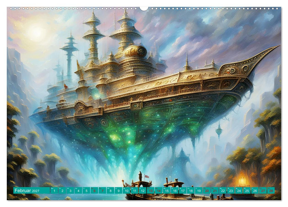 Futuristische Giganten Eine Welt von Morgen (CALVENDO Premium Wandkalender 2027)