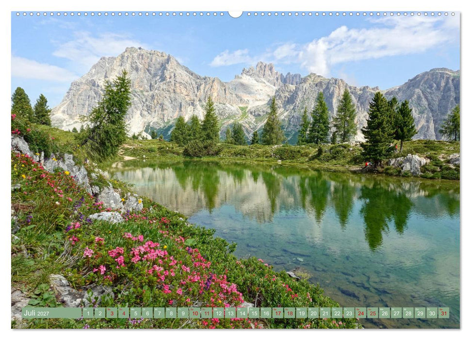 Bergseen zum Träumen (CALVENDO Premium Wandkalender 2027)