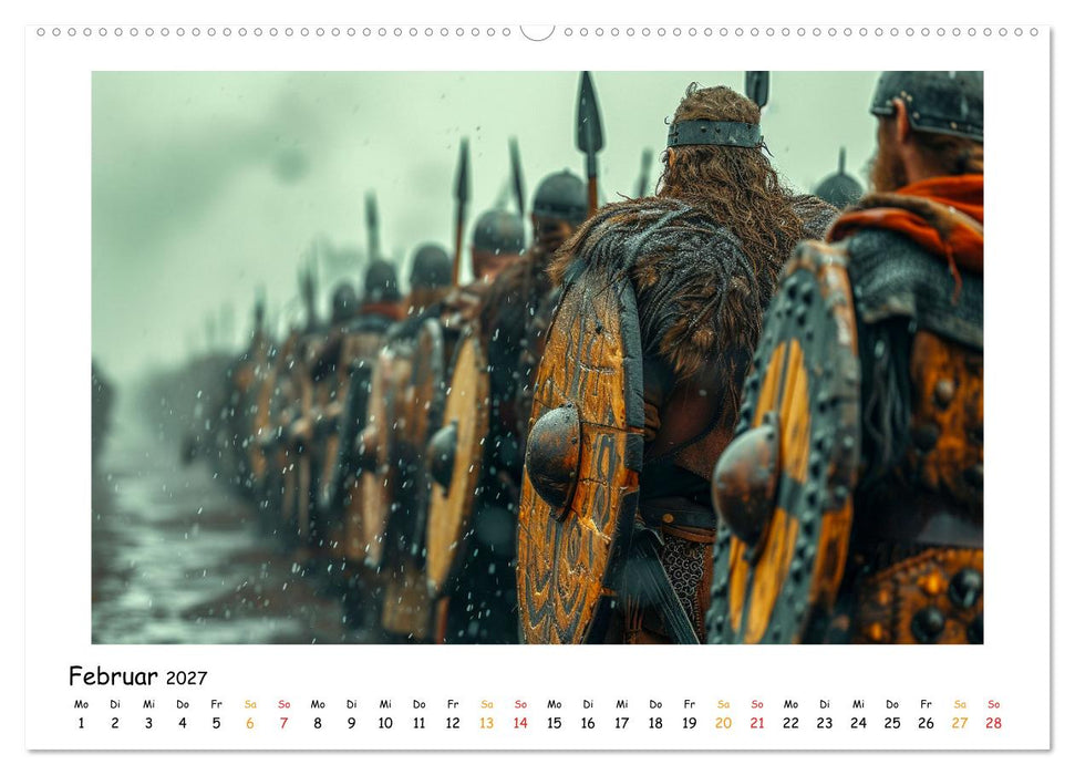 Wikinger - mutige Krieger (CALVENDO Premium Wandkalender 2027)