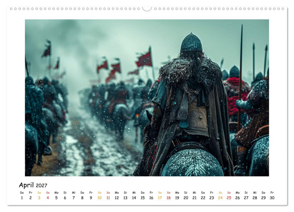 Wikinger - mutige Krieger (CALVENDO Premium Wandkalender 2027)