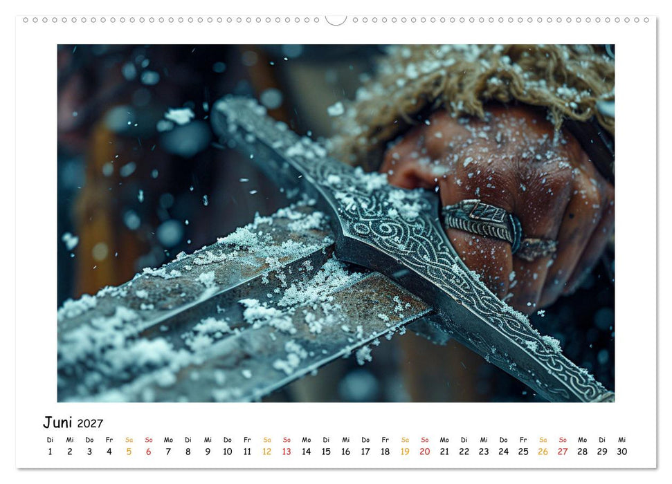 Wikinger - mutige Krieger (CALVENDO Premium Wandkalender 2027)