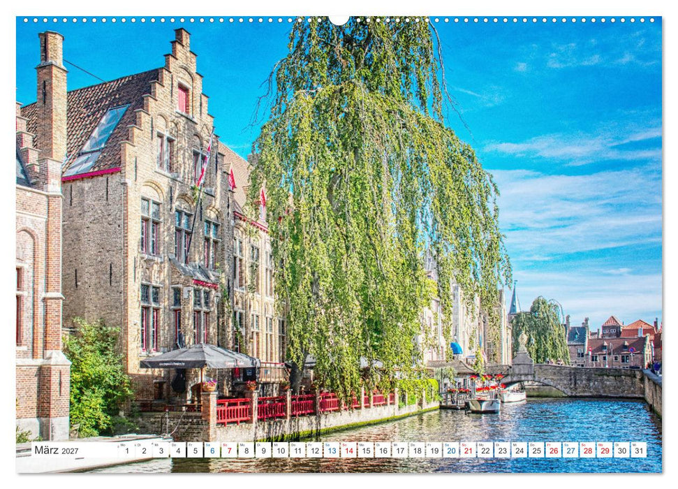 Brügge sehen - und sich verlieben (CALVENDO Wandkalender 2027)