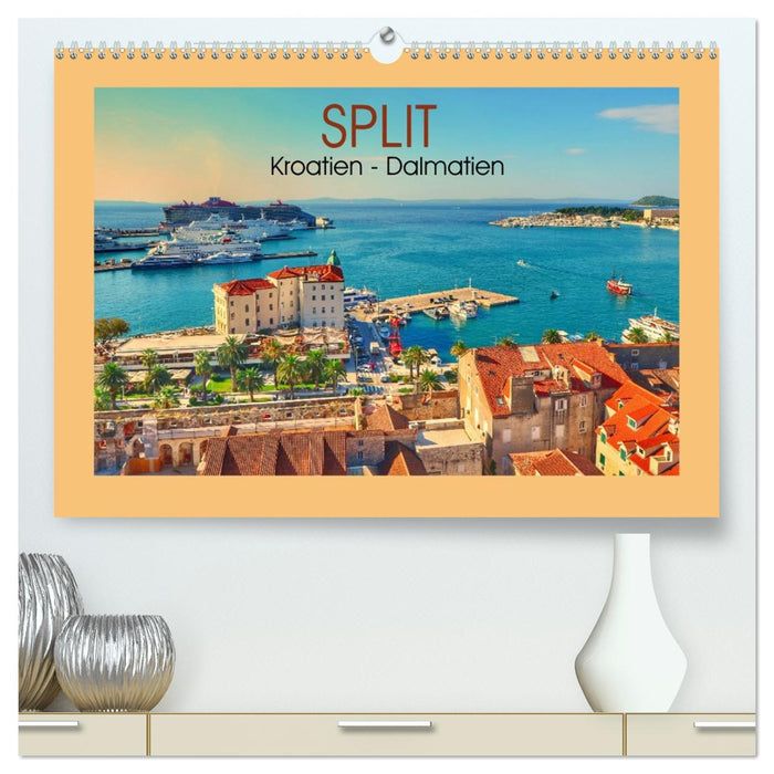SPLIT Kroatien - Dalmatien (CALVENDO Premium Wandkalender 2027)
